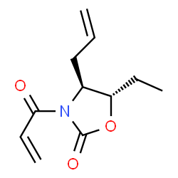 2-Oxazolidinone,5-ethyl-3-(1-oxo-2-propenyl)-4-(2-propenyl)-,(4S,5S)-(9CI) structure