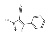 3-chloro-5-phenyl-1,2-thiazole-4-carbonitrile Structure