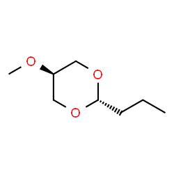 1,3-Dioxane,5-methoxy-2-propyl-,trans-(9CI) picture