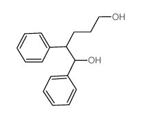 1,2-diphenylpentane-1,5-diol (en)1,5-Pentanediol, 1,2-diphenyl- (en)结构式