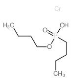 Phosphonic acid,butyl-, monobutyl ester, chromium(3+) salt (8CI) Structure