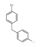 Benzene,1-bromo-4-[(4-chlorophenyl)methyl]- structure