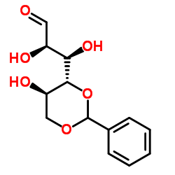 4,6-O-Benzylidene-D-glucopyranose structure