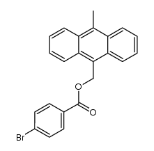 (10-methylanthracen-9-yl)methyl 4-bromobenzoate结构式