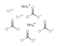 ammonium carbonate/scandium carbonate structure