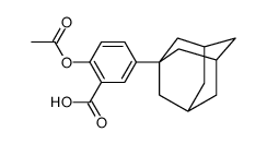 3-ADAMANTAN-1-YL-6-ACETOXYBENZOIC ACID结构式