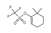 6,6-dimethylcyclohex-1-en-1-yl trifluoromethanesulfonate Structure