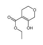 3,6-二氢-5-羟基-2H-吡喃-4-羧酸乙酯结构式