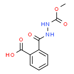 2-{[2-(Methoxycarbonyl)hydrazino]carbonyl}benzoic acid结构式