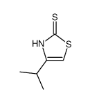 2(3H)-Thiazolethione,4-(1-methylethyl)-(9CI)结构式