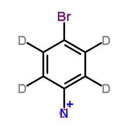 4-硝基溴苯-D4结构式