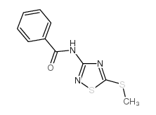 N-(5-甲硫基-1,2,4-噻二唑-3-基)苯甲酰胺图片