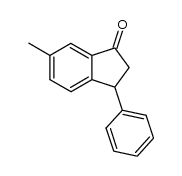 6-methyl-3-phenyl-2,3-dihydro-1H-inden-1-one Structure