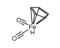 Fe(η-cyclopentadienyl)(CO)2H Structure