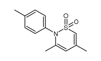 2,4-Dimethyl-N-(4-methyl-phenyl)-buta-1,3-dien-1,4-sultam Structure