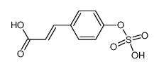4-sulfocinnamic acid结构式