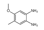 4-Methoxy-5-methyl-benzene-1,2-diamine结构式