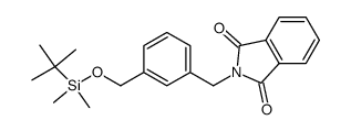 3-(tert-Butyldimethylsiloxymethyl)-benzylphthalimide结构式