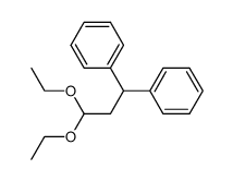 (3,3-diethoxypropane-1,1-diyl)dibenzene Structure