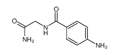 N-(4-amino-benzoyl)-glycine amide结构式