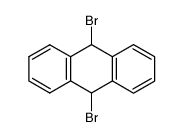 9,19-Dibromo-9,10-dihydroanthracene结构式