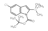 1-Boc-5-氯-2-三甲基锡吲哚结构式