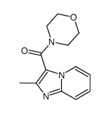 (2-methylimidazo[1,2-a]pyridin-3-yl)(4-morpholino)methanone结构式