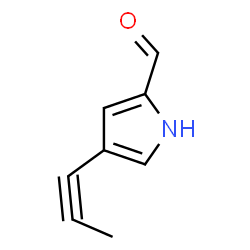 1H-Pyrrole-2-carboxaldehyde, 4-(1-propynyl)- (9CI) picture