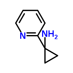 1-(2-吡啶基)环丙胺结构式