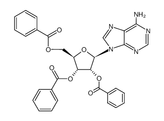 2',3',5'-tri-O-benzoyladenosine结构式