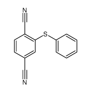 2-phenylsulfanylbenzene-1,4-dicarbonitrile结构式