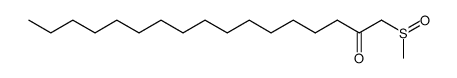 1-methanesulfinyl-heptadecan-2-one Structure