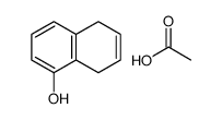 acetic acid,5,8-dihydronaphthalen-1-ol结构式