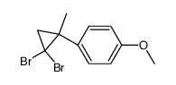 (2,2-dibromo-1-methylcyclopropyl)-4-methoxybenzene Structure