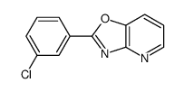 2-(3-chlorophenyl)oxazolo[4,5-b]pyridine结构式