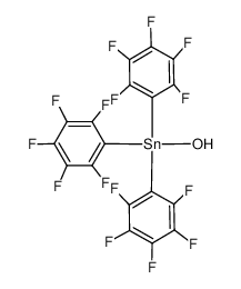 tris-(pentafluoro phenyl) hydroxo stannane结构式