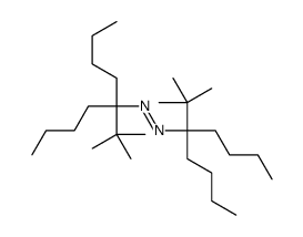 bis(5-tert-butylnonan-5-yl)diazene结构式