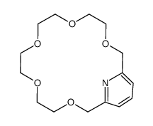 3,6,9,12,15-pentaoxa-21-azabicyclo[15.3.1]henicosa-1(21),17,19-triene结构式