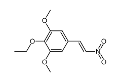 3,5-Dimethoxy-4-ethoxy-ω-nitrostyrol Structure