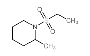 Piperidine, 1-(ethylsulfonyl)-2-methyl- Structure