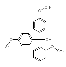 Benzenemethanol,2-methoxy-a,a-bis(4-methoxyphenyl)- structure