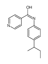4-Pyridinecarboxamide,N-[4-(1-methylpropyl)phenyl]-(9CI)结构式