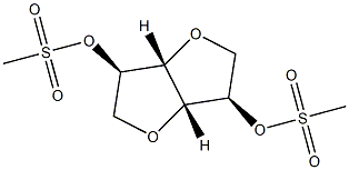 2-O,5-O-Bis(methylsulfonyl)-1,4:3,6-dianhydro-D-iditol结构式