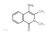 4-Amino-2,3-dimethyl-1(2H)-isoquinolinone结构式