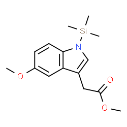 5-Methoxy-1-(trimethylsilyl)-1H-indole-3-acetic acid methyl ester picture