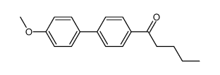 4-Methoxy-4'-pentanoylbiphenyl结构式