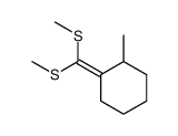 1-[bis(methylsulfanyl)methylidene]-2-methylcyclohexane Structure