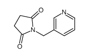 1-(pyridin-3-ylmethyl)pyrrolidine-2,5-dione结构式