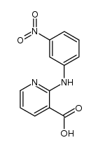 2-(m-nitrophenylamino)nicotinic acid结构式