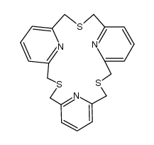 3,11,19-trithia[3.3.3]pyridinophane Structure